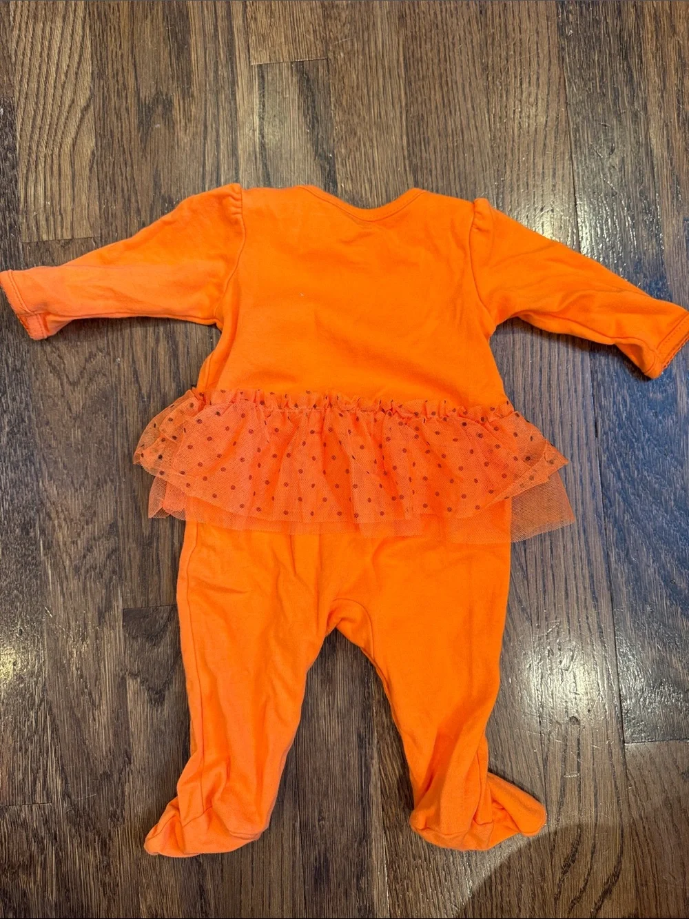 Carter's Orange Pumpkin Tutu One-Piece Costume